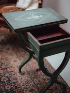 French Painted Work and Games Table, c1810-1840