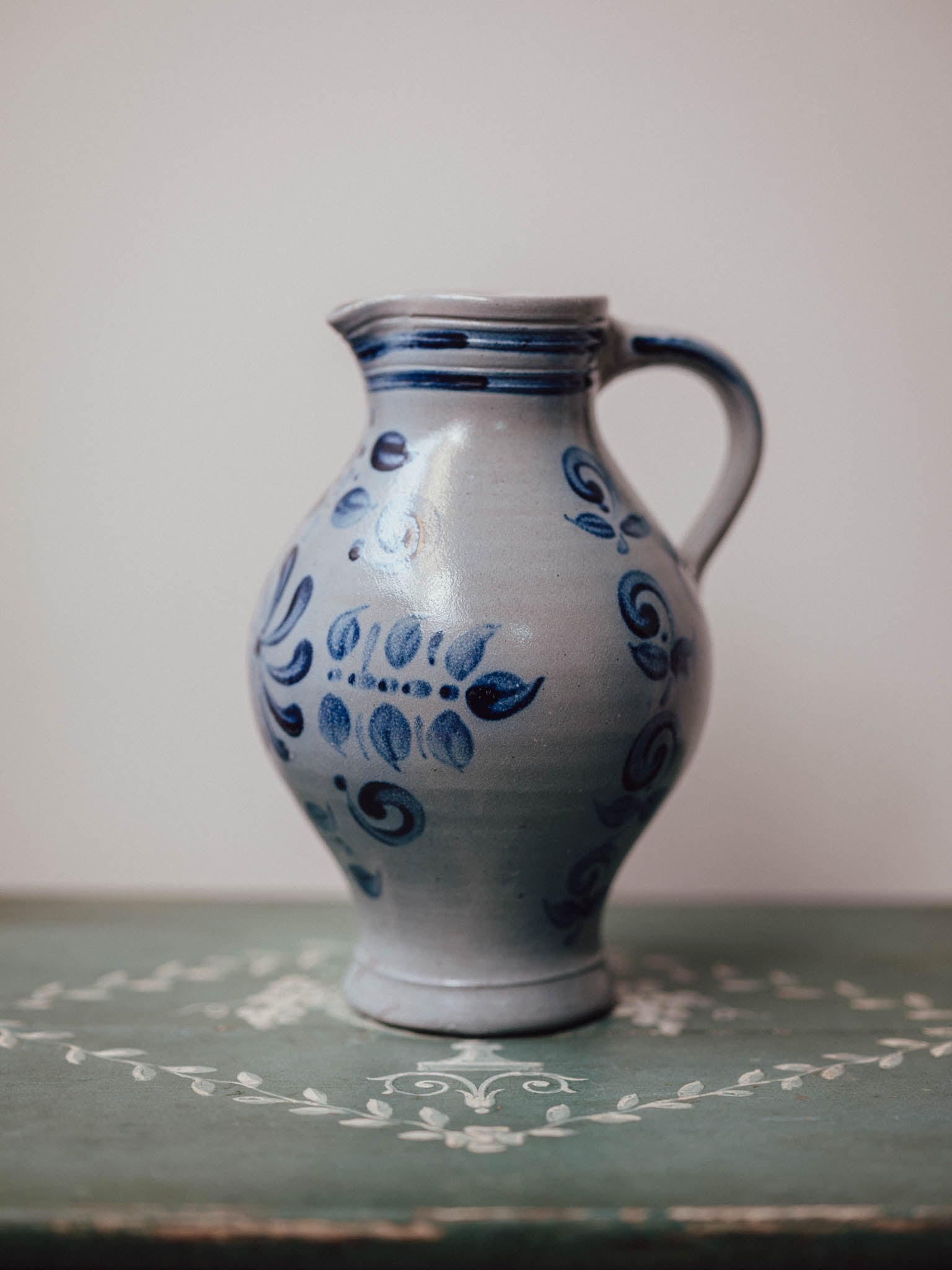 M Schilz German Westerwald Stoneware Jug