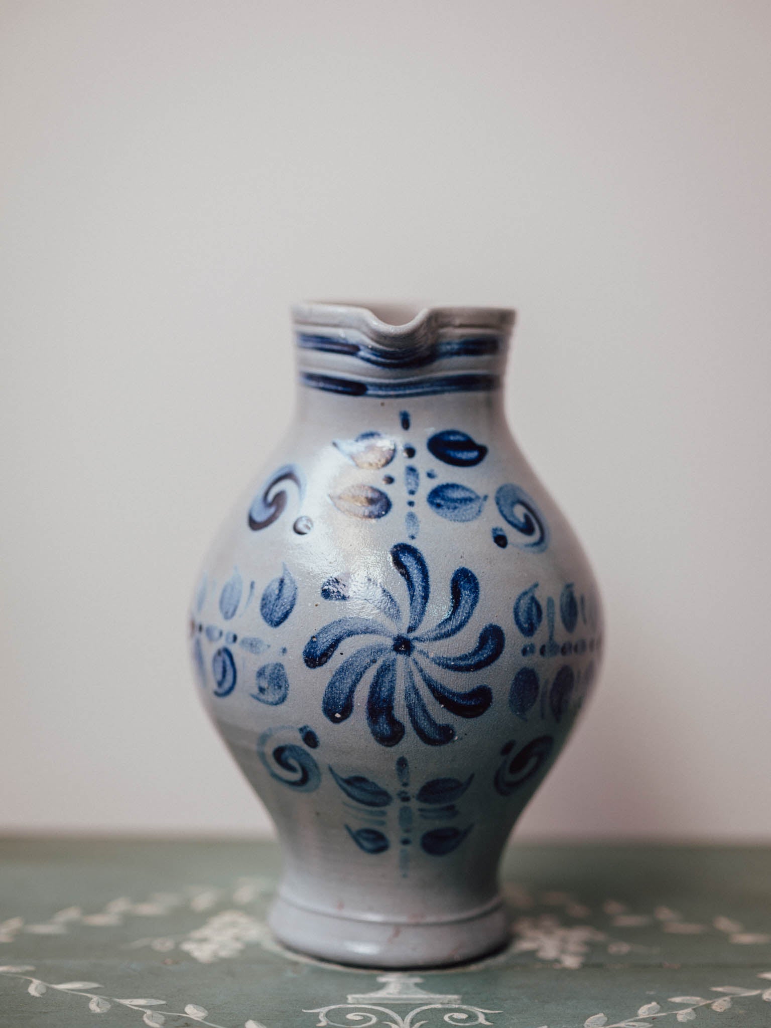 M Schilz German Westerwald Stoneware Jug