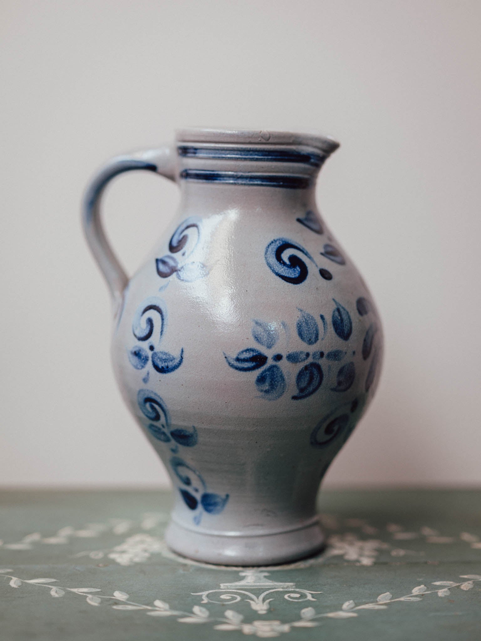M Schilz German Westerwald Stoneware Jug