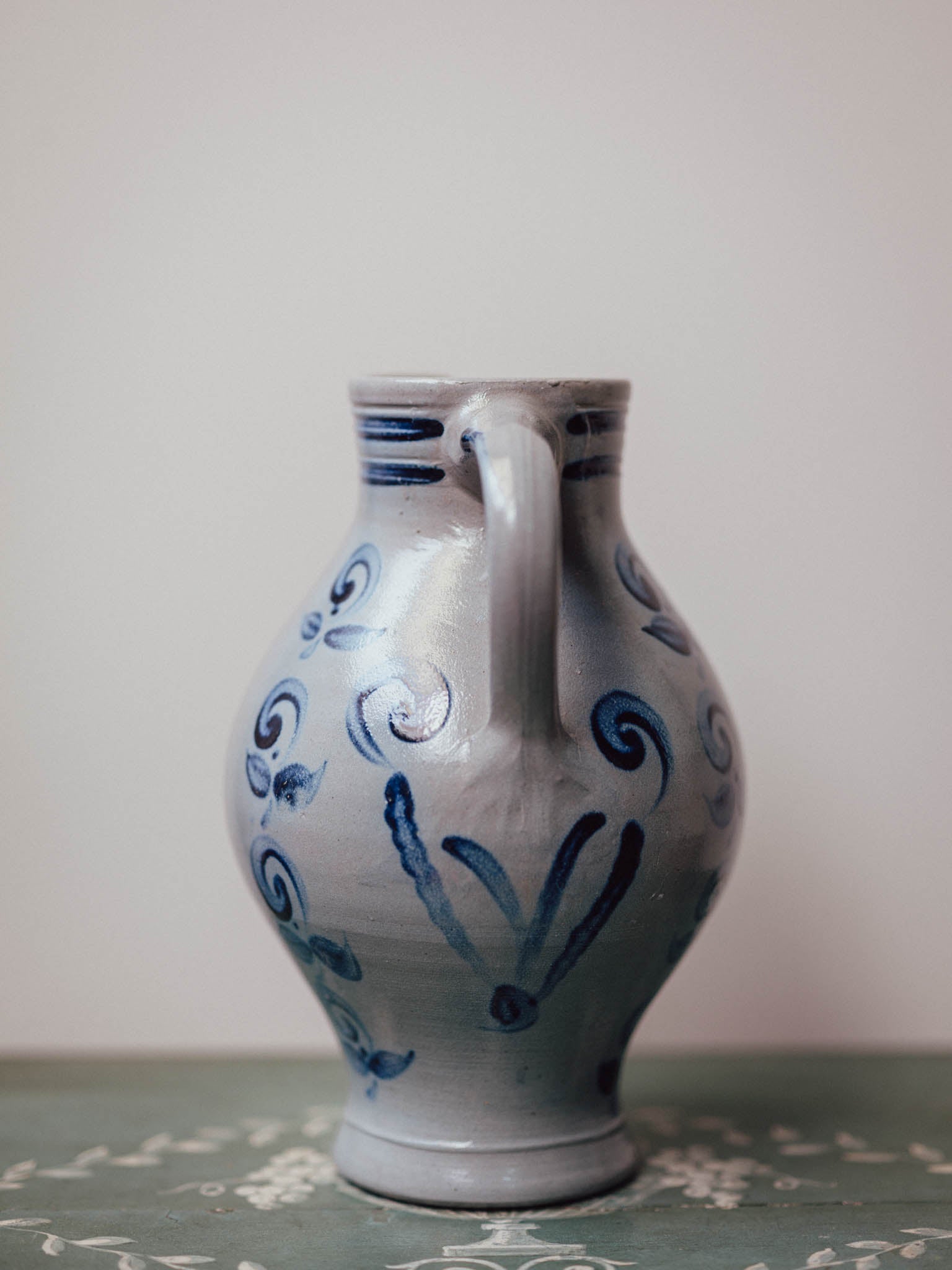 M Schilz German Westerwald Stoneware Jug