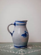 German Salt Glaze Stoneware Jug