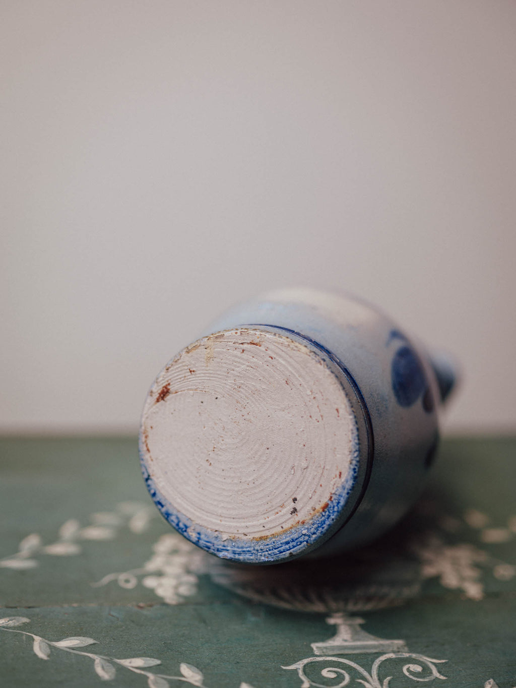 German Salt Glaze Stoneware Jug