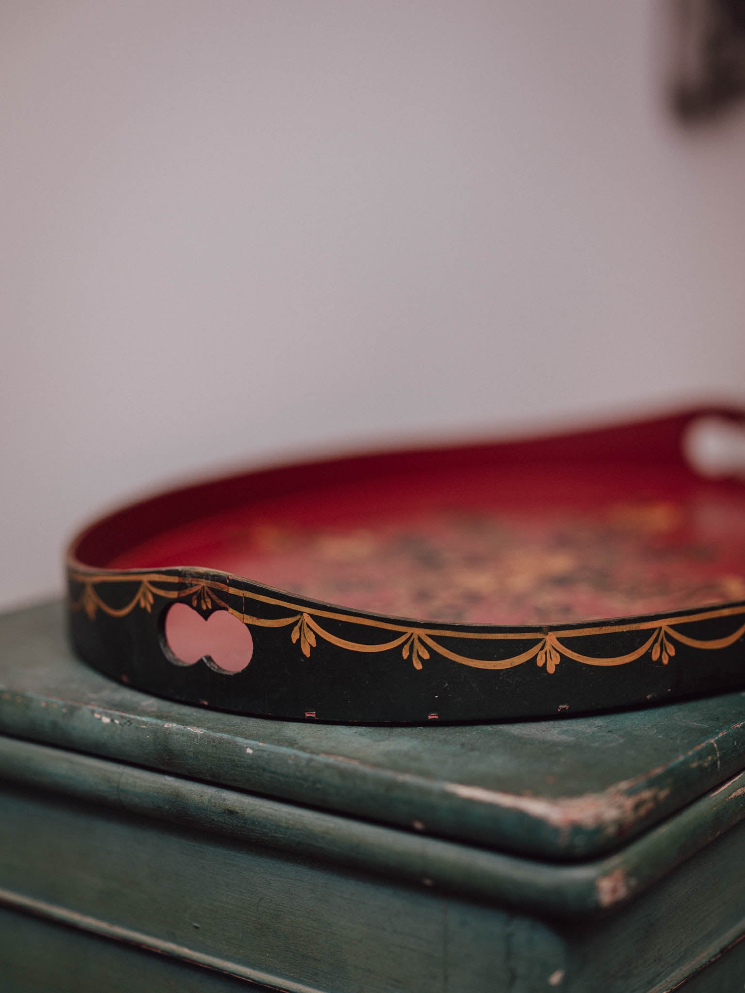 Frisian Folk Art Painted Tray