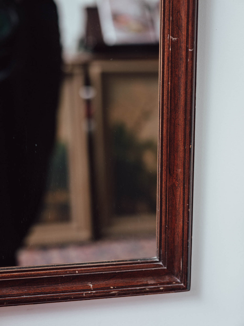 Vintage Ethan Allen - Mahogany Wall Mirror