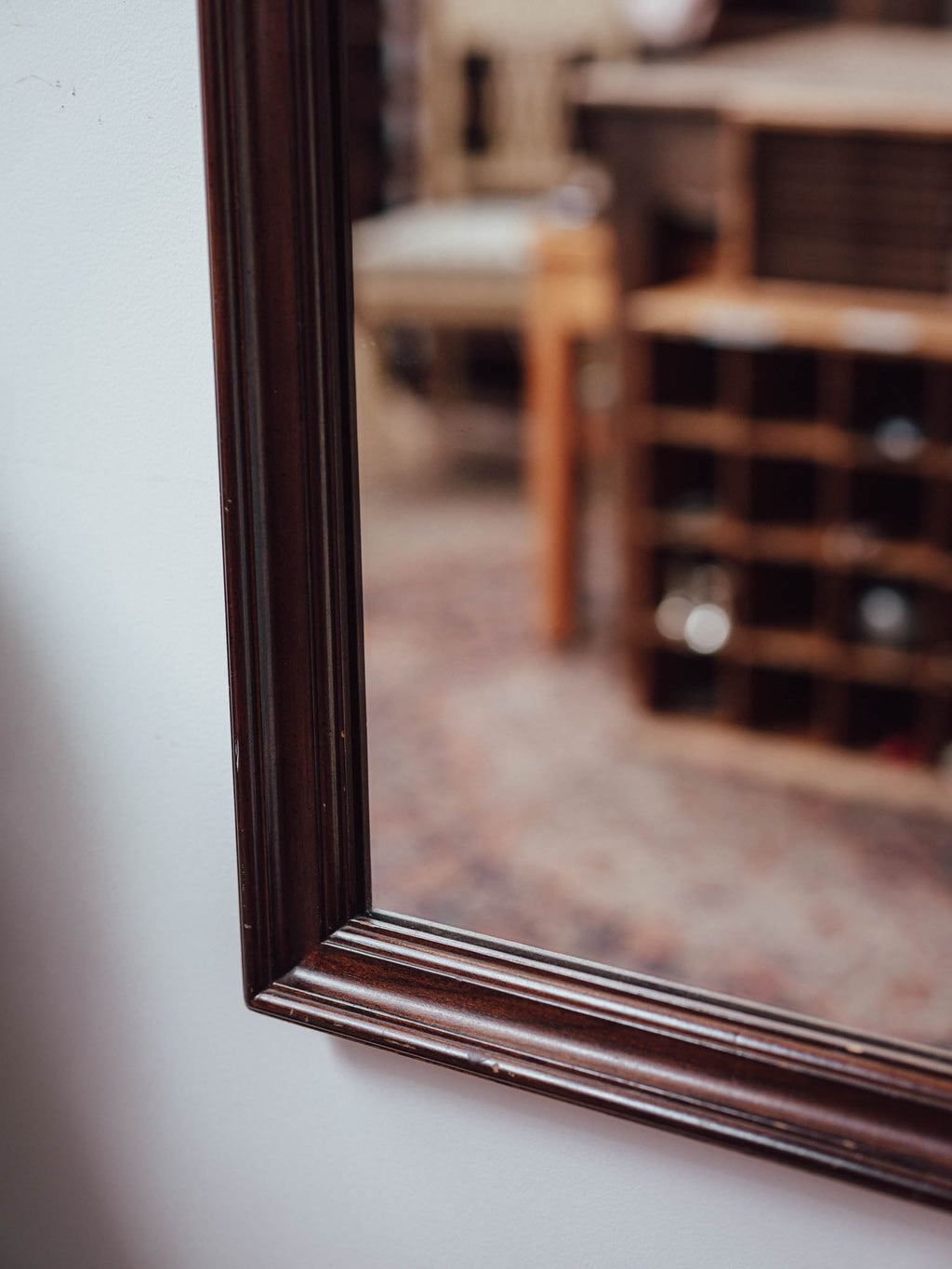 Vintage Ethan Allen - Mahogany Wall Mirror