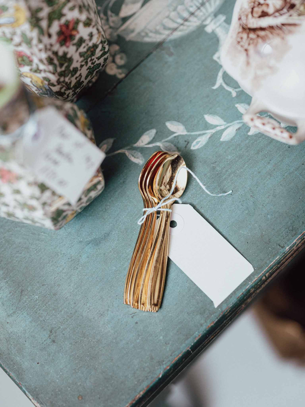 Vintage 24k Gold Plated Teaspoons - Made in Japan