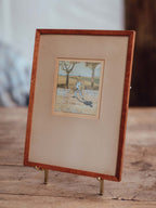 Vintage Framed Print Van Gogh - The Painter on His Way to Work
