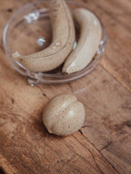 Handmade Stoneware Ceramic Fruit - Peach and Banana