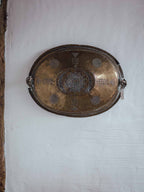 Antique Brass Meat Cover Repurposed as Wall Hanging