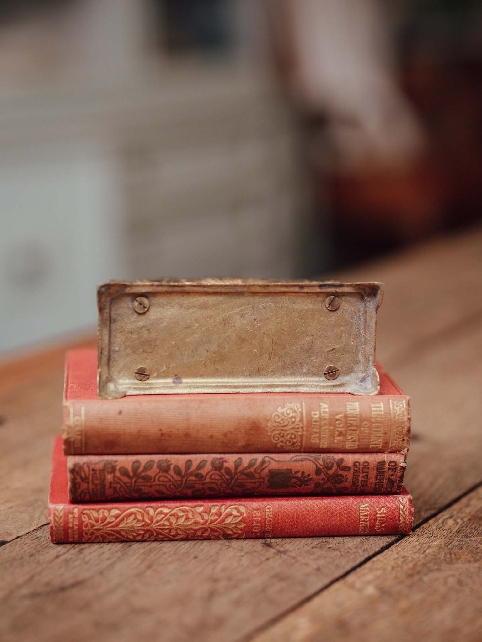 Vintage Brass Letter Holder