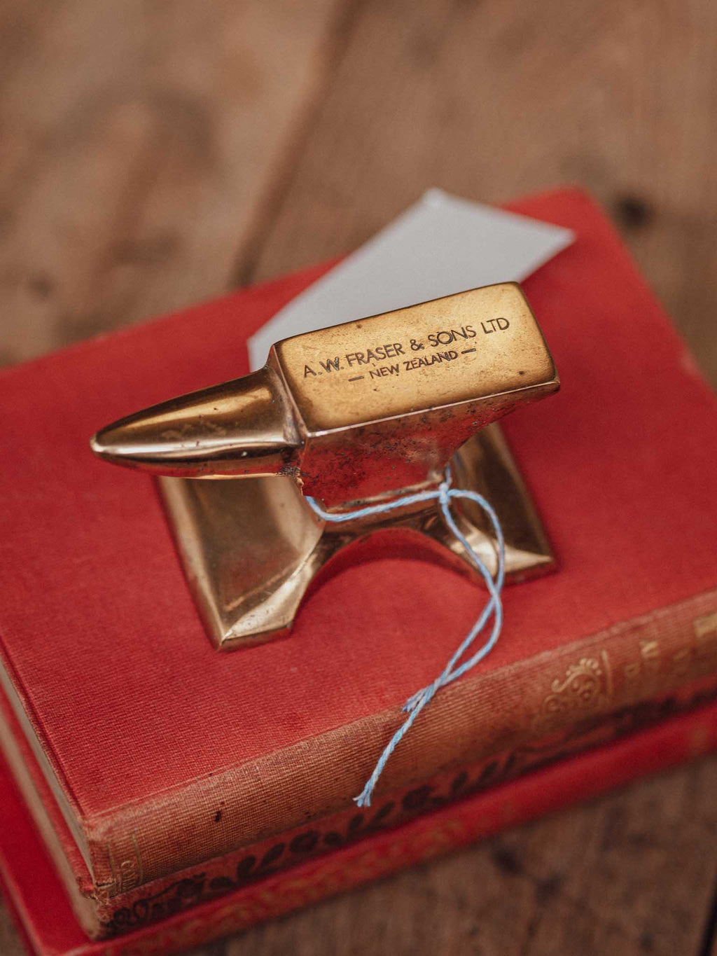 Miniature Brass Anvil - AW Fraser and Sons Ltd New Zealand