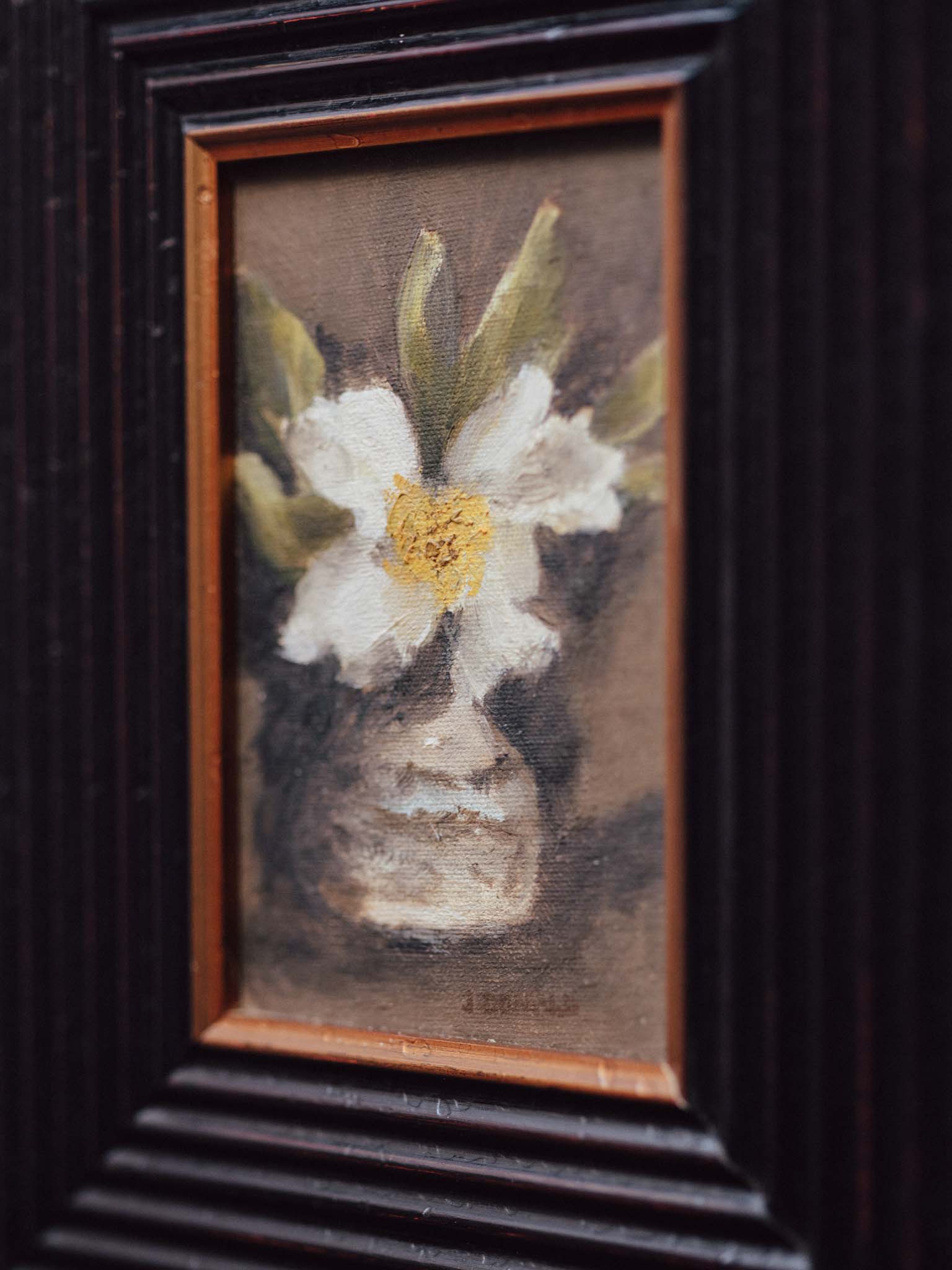 J Donald Original Painting in Handmade Frame