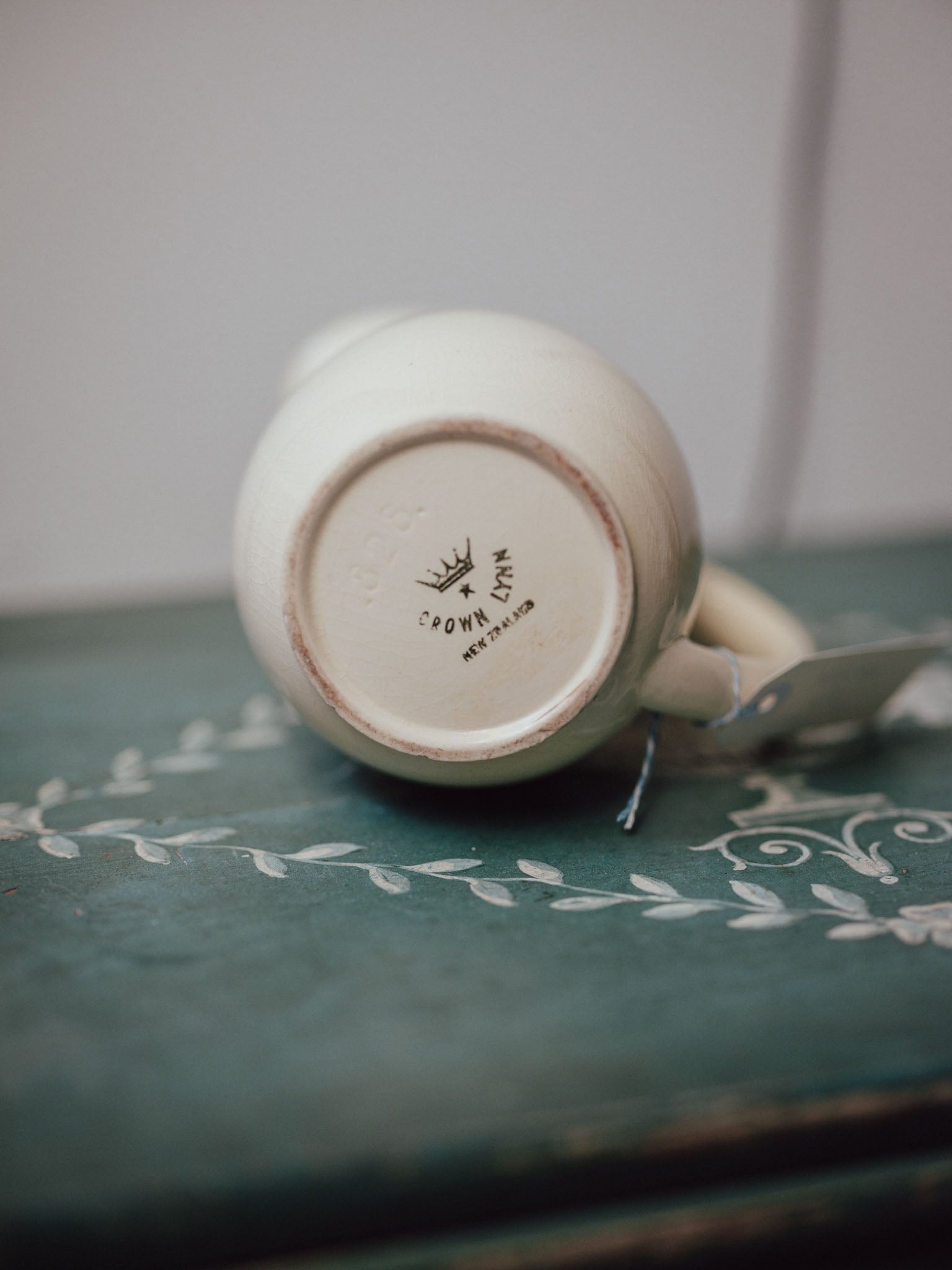 Crown Lynn Ivory Jug 828