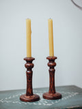 Pair of Hand-Turned Candlesticks