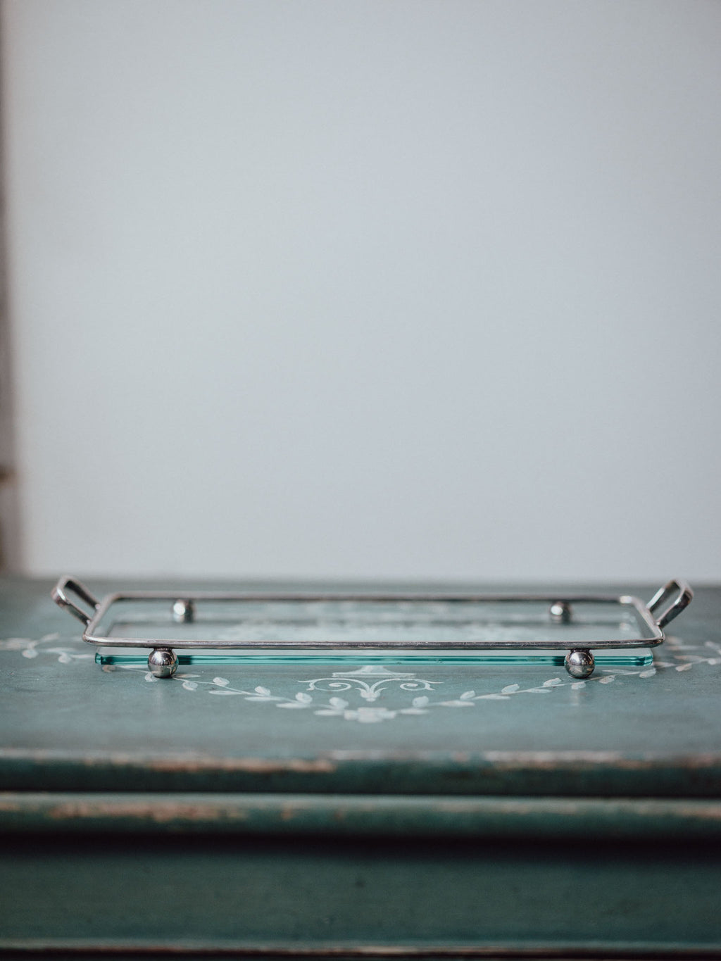 EPNS Tray with Glass Insert