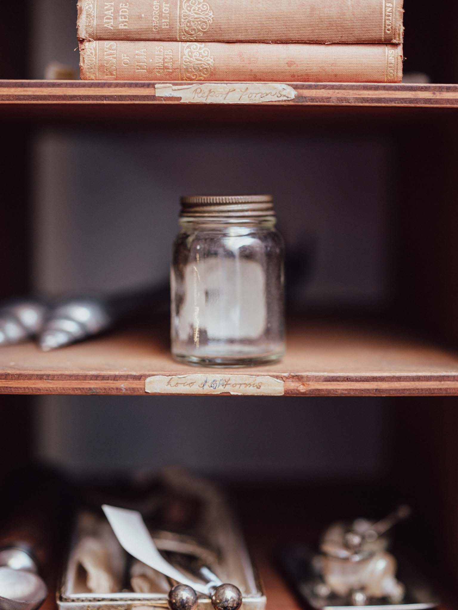 H. F. West Ltd Nelson Chemist Dispensing Jar with Original Label c.1950s