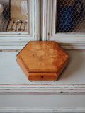 Italian Marquetry Hexagonal Jewellery Box