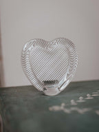 Mikasa Crystal Heart Photo Frame