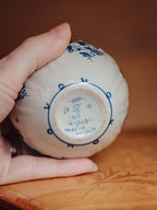 Hand-Painted Delft Blue Bud Vase