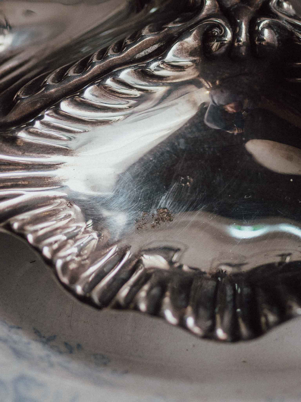 Antique Philip Ashberry & Sons Silver Plated Shell Hors d'Oeuvres Dish
