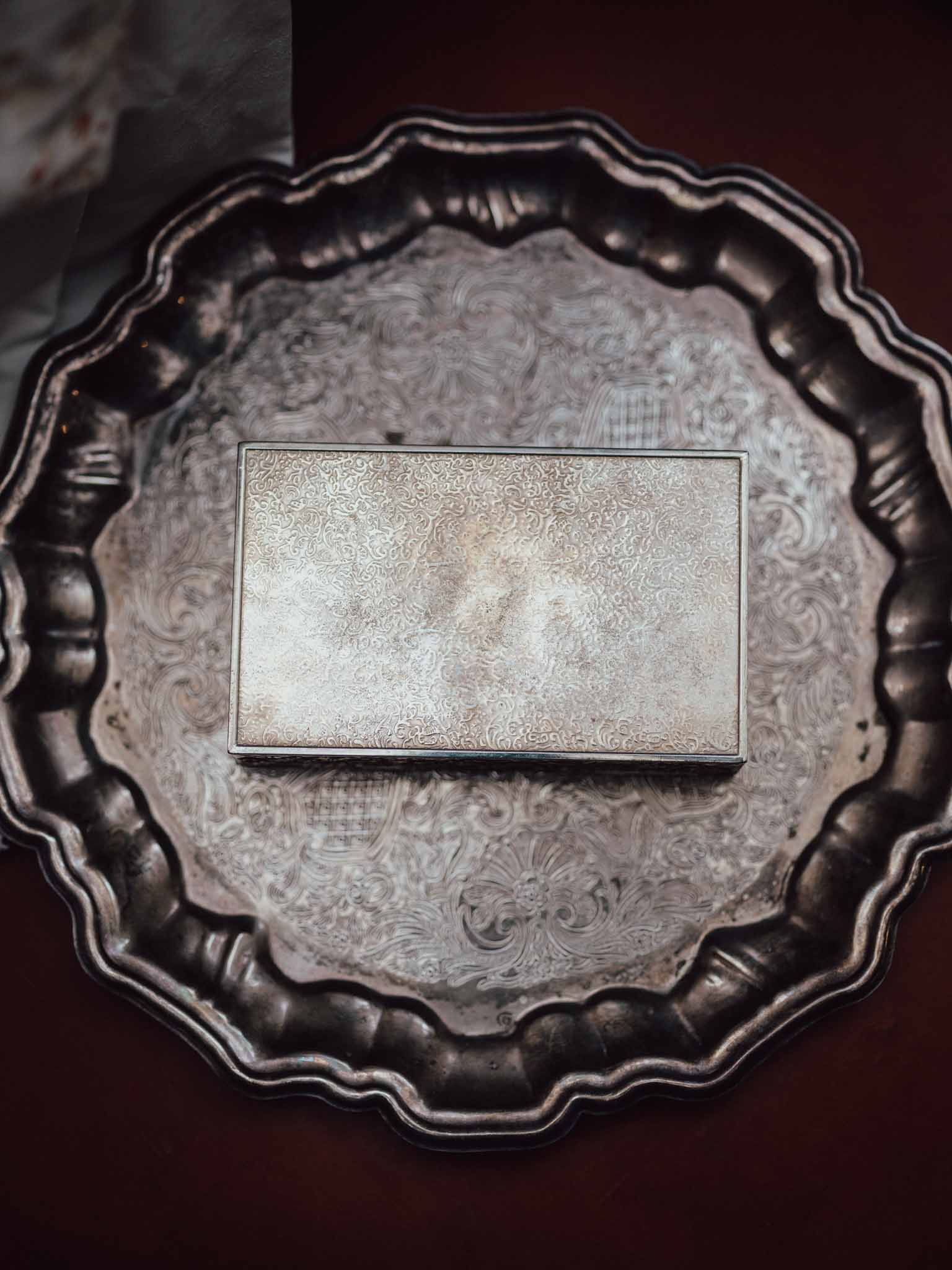 Silverplated ‘Nemo Box’ with Acanthus Scrollwork