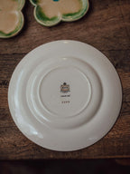 Myott Chelsea Bird Plate Maroon Staffordshire England