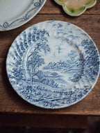 Ridgway Meadowsweet Blue Transferware Plate