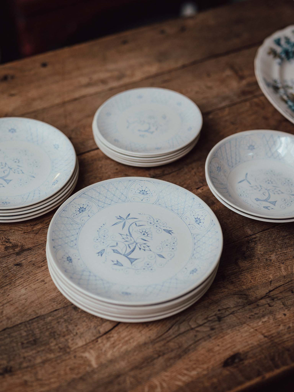 Stavangerflint Mountain Blue Dinner Service