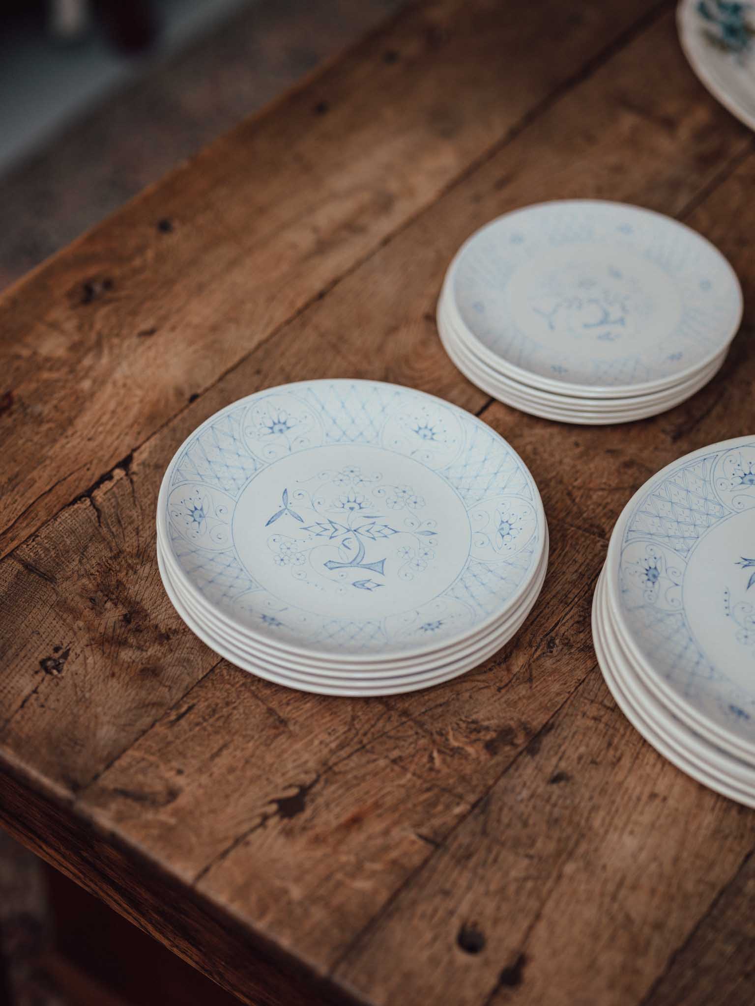 Stavangerflint Mountain Blue Dinner Service