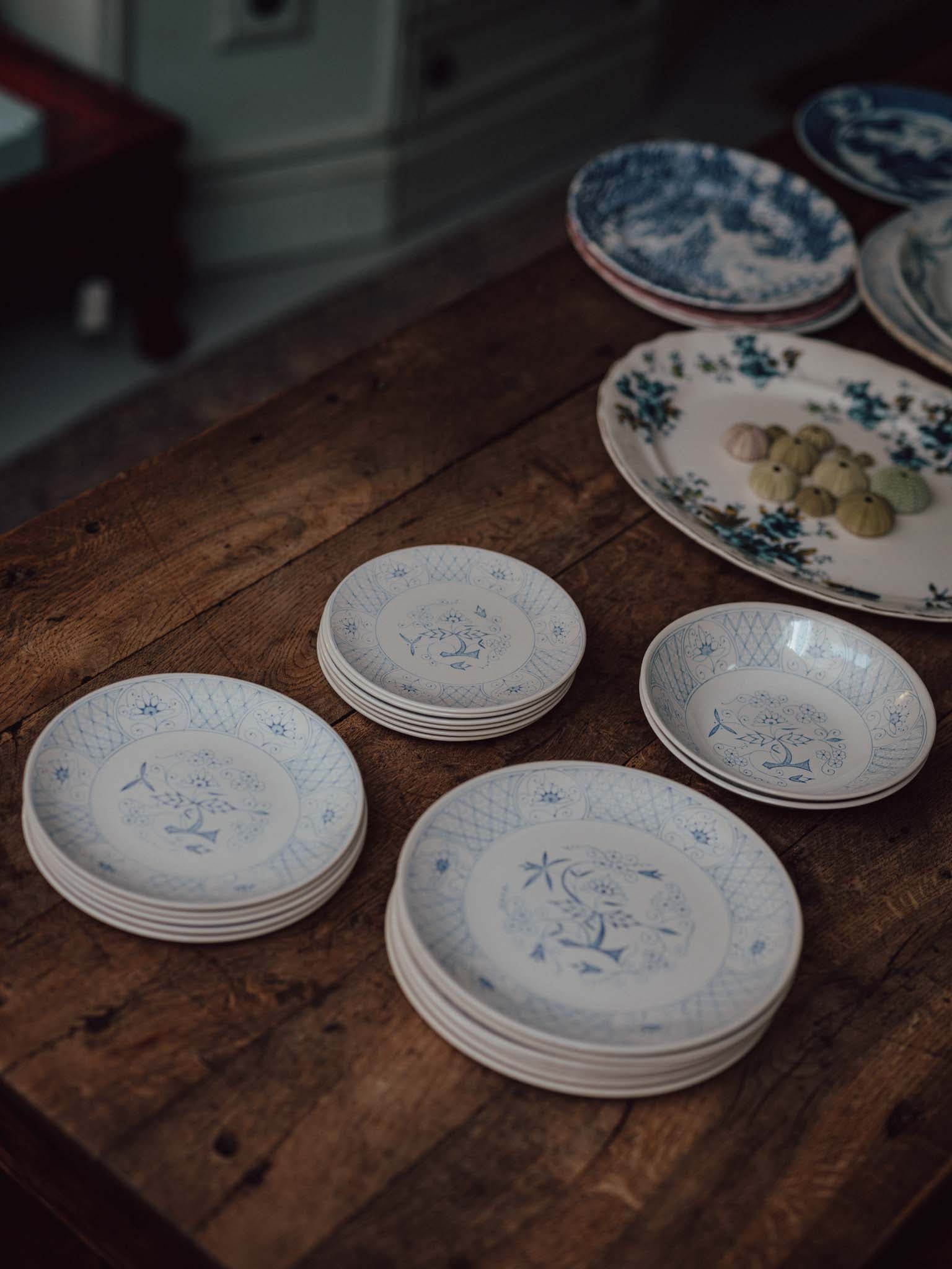 Stavangerflint Mountain Blue Dinner Service