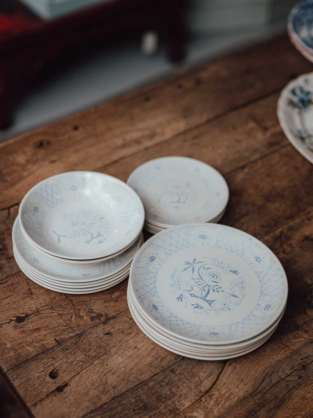 Stavangerflint Mountain Blue Dinner Service