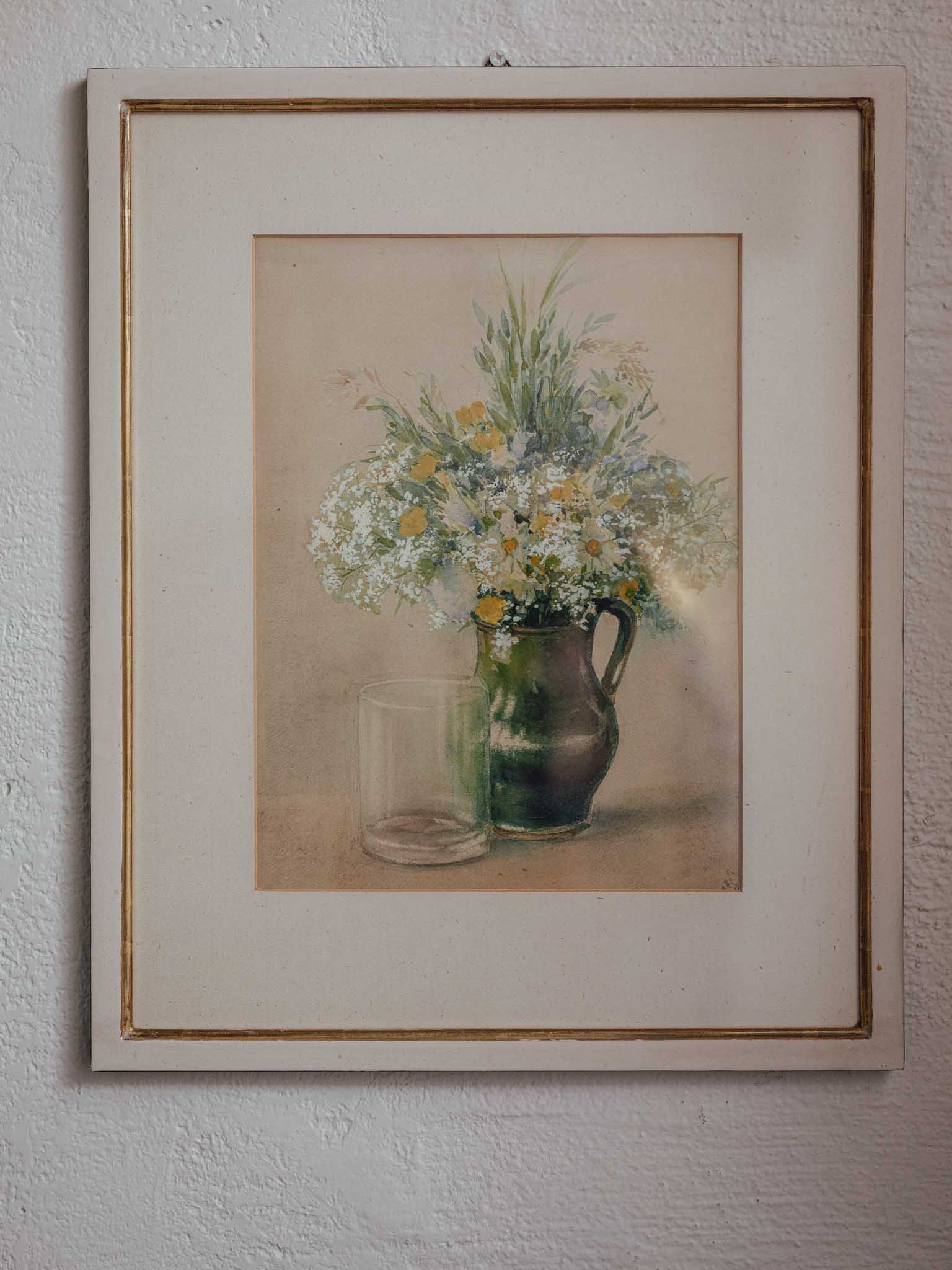Vintage Watercolour Still Life