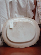 XL Antique Asiatic Pheasants Blue and White Platter