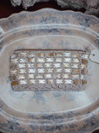 Vintage Mother-of-Pearl Beaded Clutch