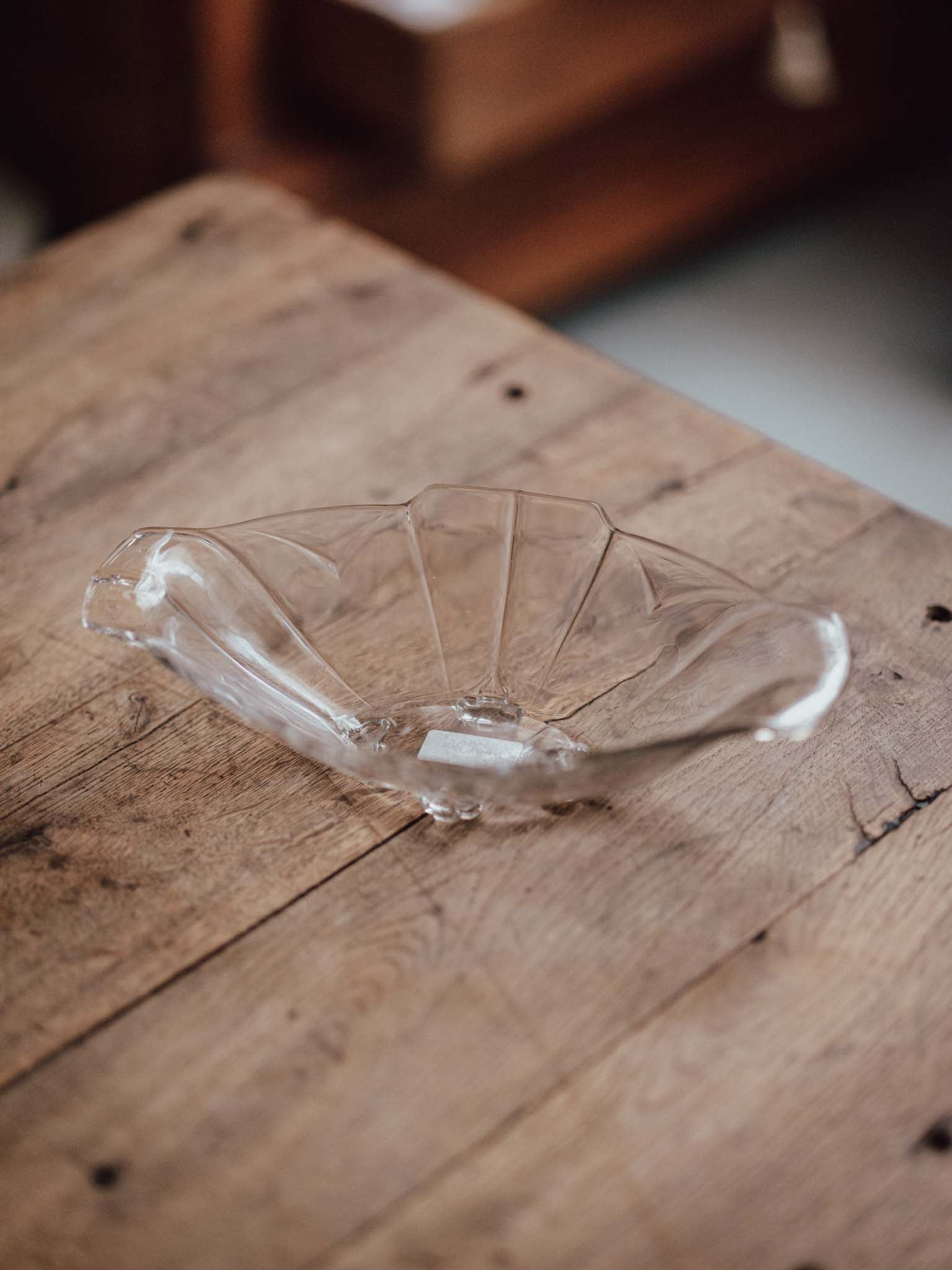 Vintage Deco Czech Glass Vase