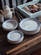Blue Banded Irish Catering Ware Dinner Set