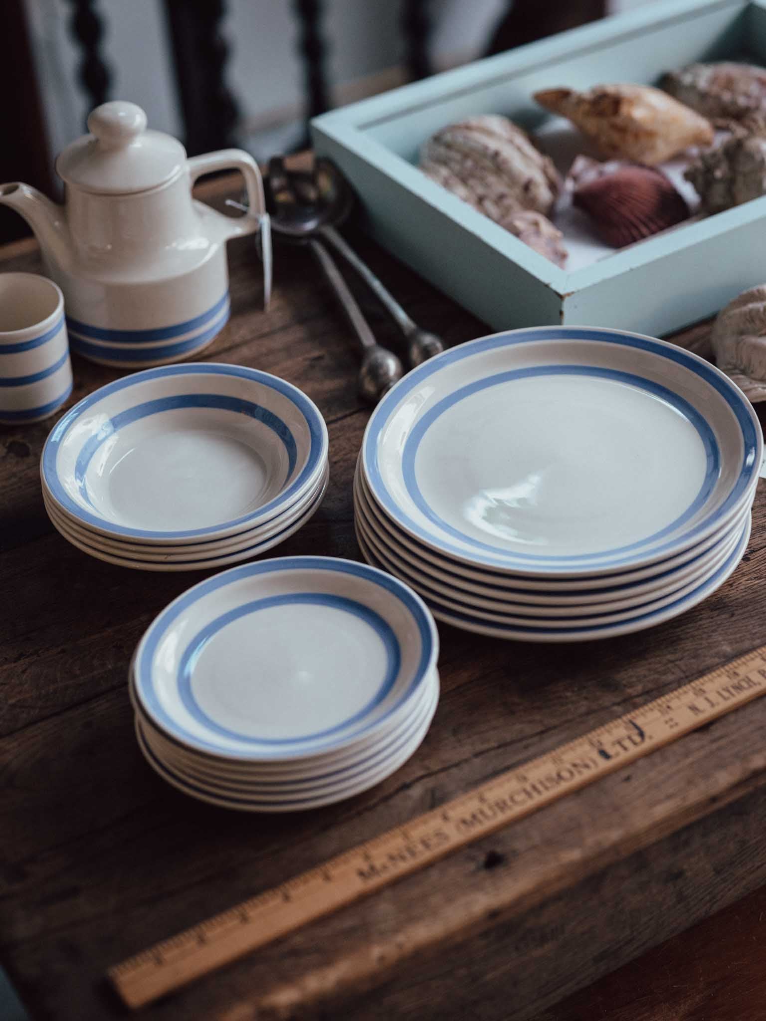 Blue Banded Irish Catering Ware Dinner Set