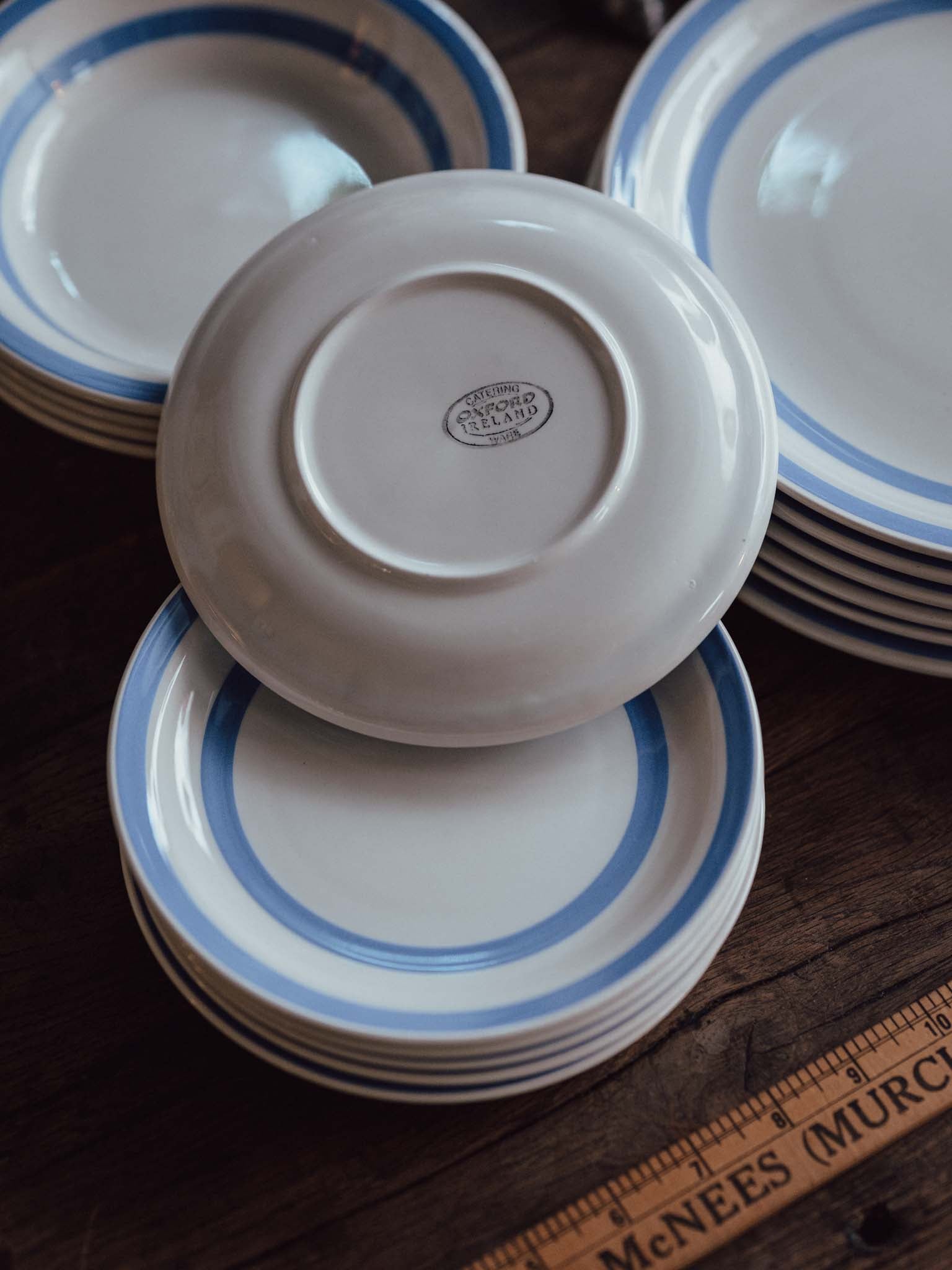 Blue Banded Irish Catering Ware Dinner Set
