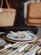 Victorian Hand-Painted Porcelain Feeding Cup
