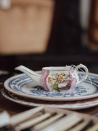 Victorian Hand-Painted Porcelain Feeding Cup