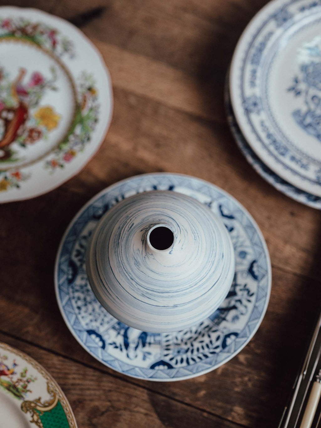 Carl Vendelbosch Marbled Studio Vessel
