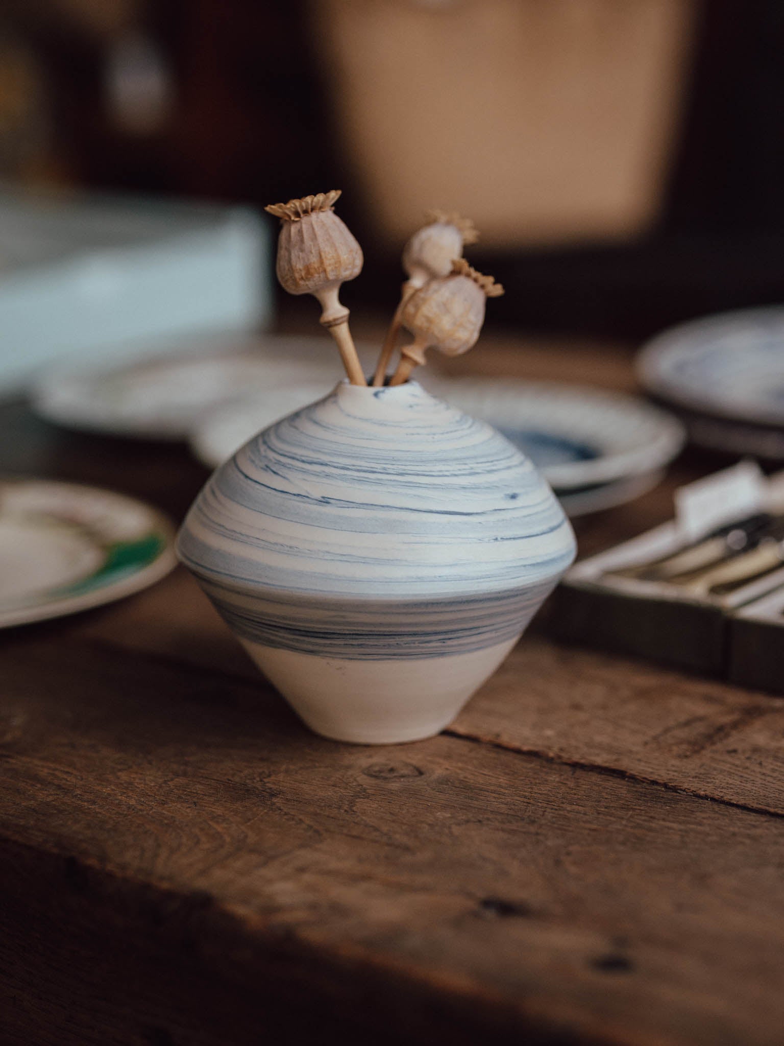 Carl Vendelbosch Marbled Studio Vessel