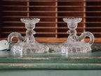 Pair of French Sphinx on Tortoise Candlesticks