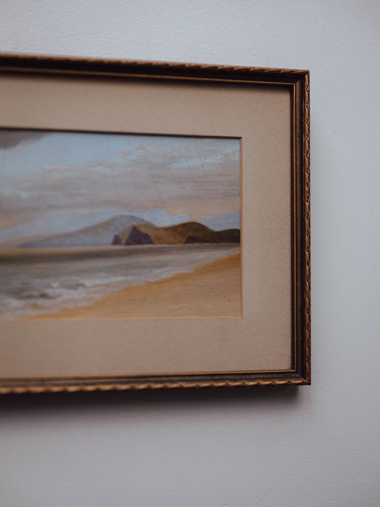 Antique Oil Painting in Gilt Frame