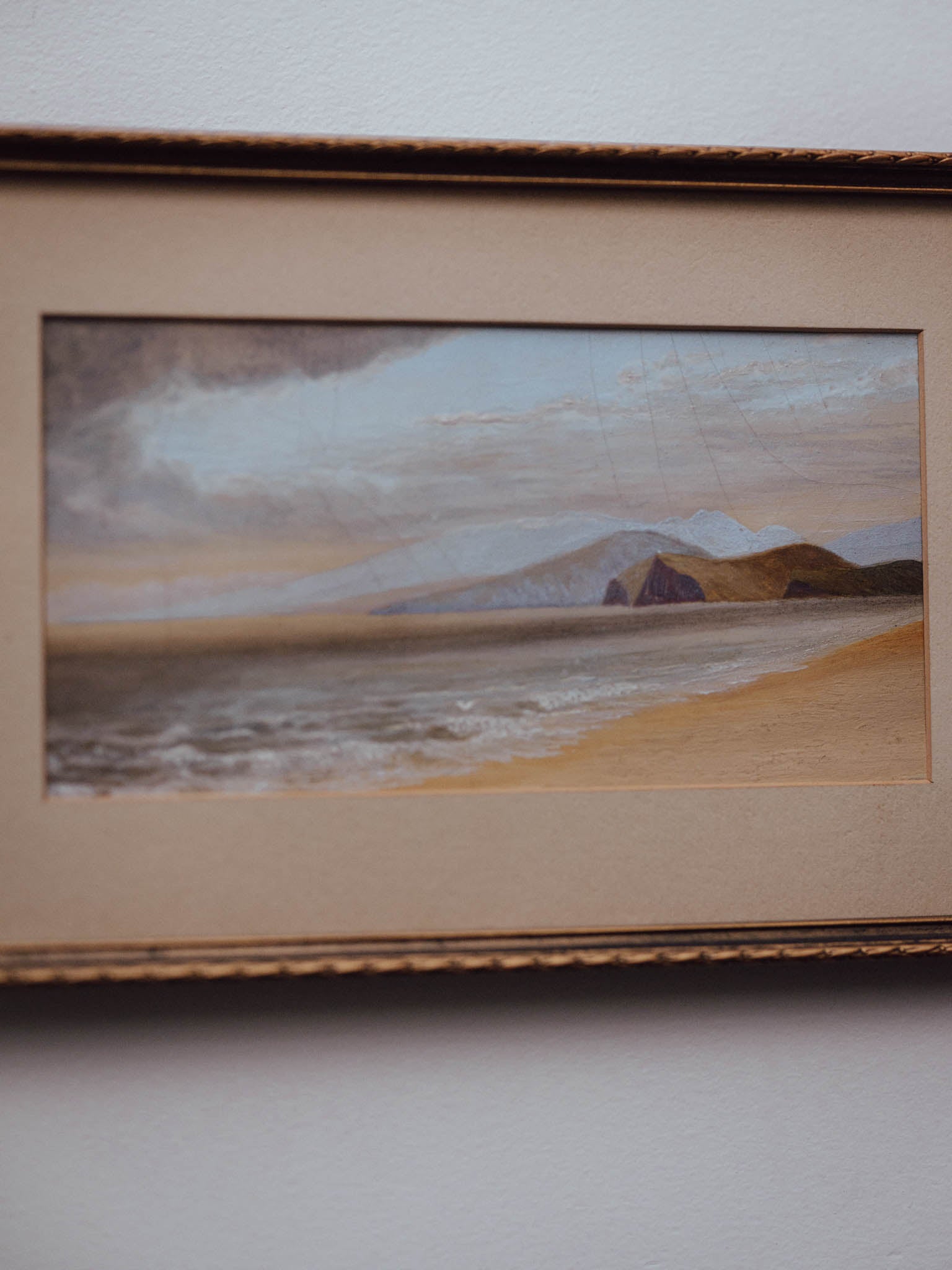 Antique Oil Painting in Gilt Frame