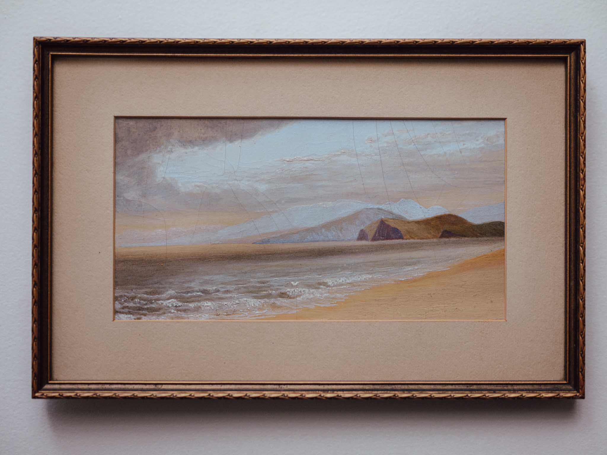 Antique Oil Painting in Gilt Frame