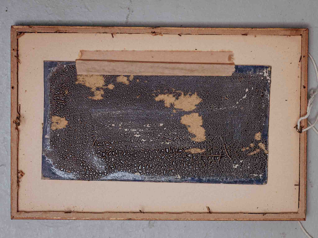 Antique Oil Painting in Gilt Frame