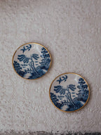 Booths Real Old Willow Butter Pats Pair