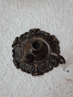 Antique Brass Chamberstick with Snuffer